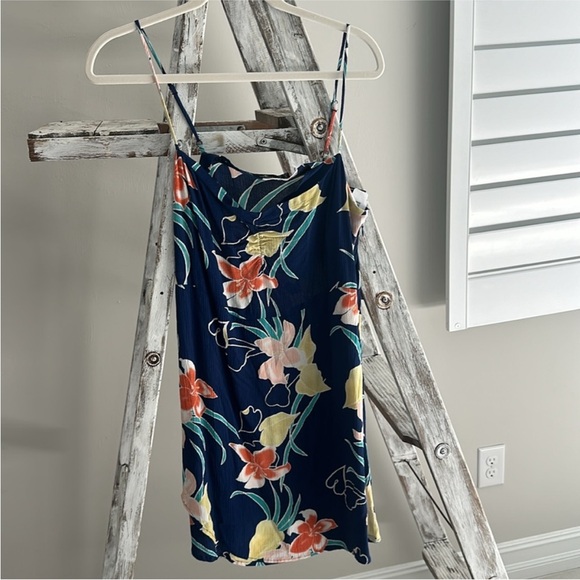 VOLCOM COCOANUT HUT DRESS - NAVY - Picture 4 of 7